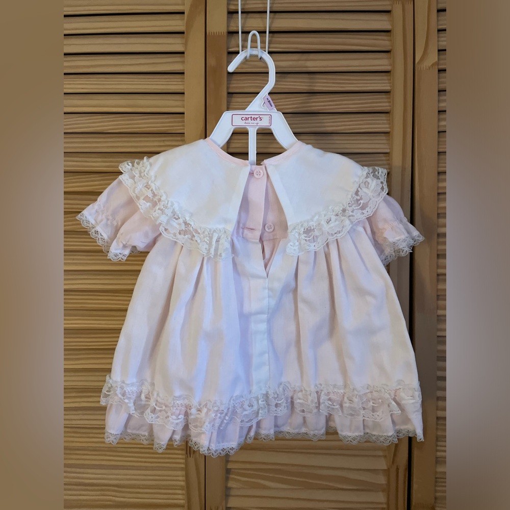 Carter’s pink baby gown 9 months